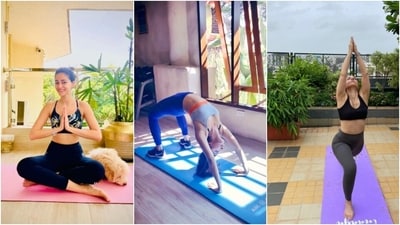 International Yoga Day 2024: Bollywood A-listers such as Kiara Advani, Kareena Kapoor, Alia Bhatt, Deepika Padukone and others swear by yoga. Celebrities flooded Instagram on June 21 with pictures of themselves doing various yoga poses. Here's how they celebrated International Yoga Day. Take a look. (Instagram) International Yoga Day 2024: Bollywood A-listers such as Kiara Advani, Kareena Kapoor, Alia Bhatt, Deepika Padukone and others swear by yoga. Celebrities flooded Instagram on June 21 with pictures of themselves doing various yoga poses. Here's how they celebrated International Yoga Day. Take a look. (Instagram)