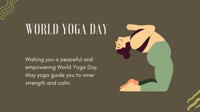 Happy International Yoga Day 2024: 25 best SMS, images, WhatsApp messages, quotes, wishes, Facebook status to share (HT Photo) Happy International Yoga Day 2024: 25 best SMS, images, WhatsApp messages, quotes, wishes, Facebook status to share (HT Photo)