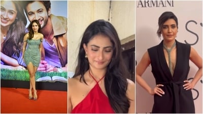 Best-dressed stars of the day: From Palak Tiwari's red short dress to Sobhita Dhulipala's stunning black and silver gown, to Pashmina Roshan keeping it chic in a green shimmery dress for her movie's screening, this Friday fashion guide is here to stay and guide you on how to look chic for the upcoming weekend. Take a look at the photos here. (HT Photos/Varinder Chawla, Instagram/@viralbhayani) Best-dressed stars of the day: From Palak Tiwari's red short dress to Sobhita Dhulipala's stunning black and silver gown, to Pashmina Roshan keeping it chic in a green shimmery dress for her movie's screening, this Friday fashion guide is here to stay and guide you on how to look chic for the upcoming weekend. Take a look at the photos here. (HT Photos/Varinder Chawla, Instagram/@viralbhayani)