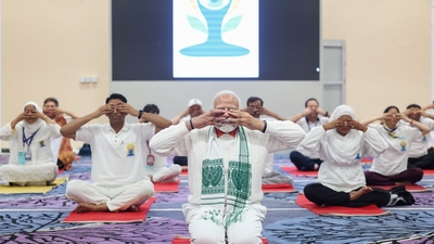 Union Health Minister JP Nadda applauded Prime Minister Narendra Modi for his efforts towards bringing global recognition towards yoga&nbsp; (X/BJP)