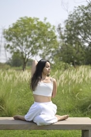 Anahita Pangtey, yoga and travel influencer, combines both forms of movement to rest the mind and the body. Anahita Pangtey, yoga and travel influencer, combines both forms of movement to rest the mind and the body.