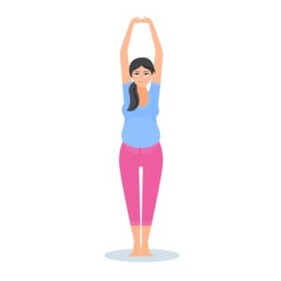 Tadasana or Mountain Pose (Twitter/drvaaash) Tadasana or Mountain Pose (Twitter/drvaaash)