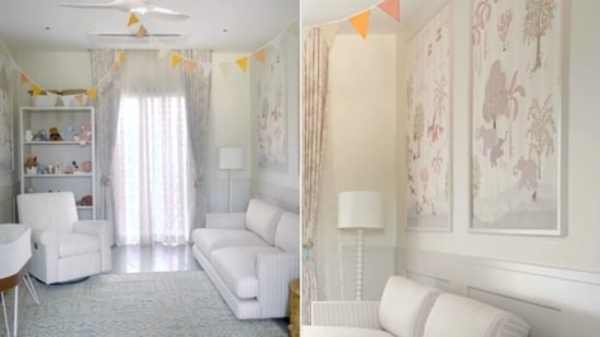The party’s theme is in line with the theme of Klin Kaara’s custom-made nursery that sees prints made specifically for her.
