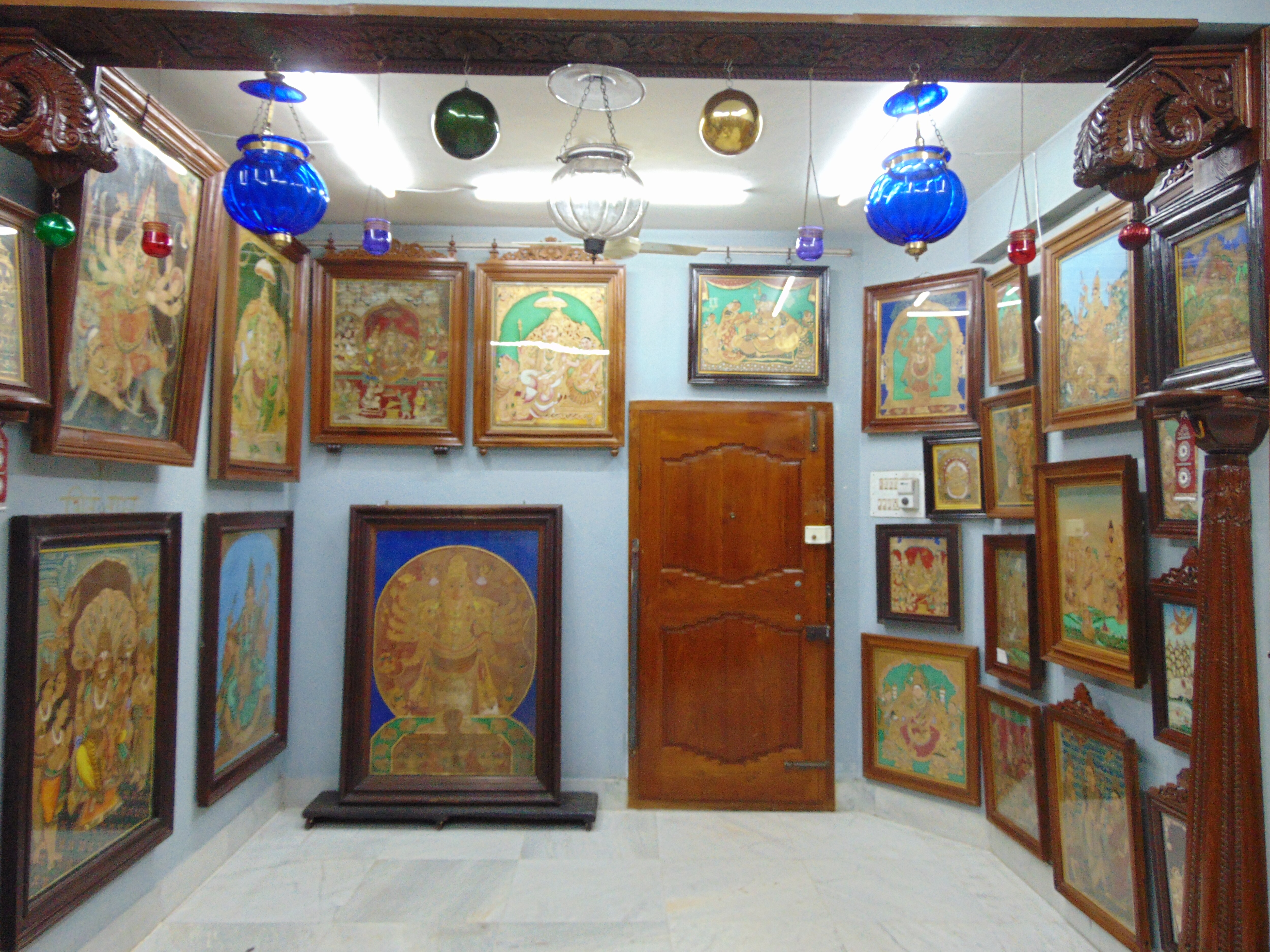 A view of one of the galleries. The museum is named after Singh’s late father, who bought him the house in which it sits. (Courtesy Ramsingh Museum)