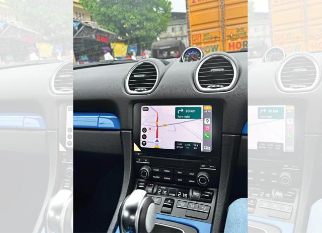 The driving experience makes you forgive the outdated cabin, which has a tiny seven-inch touchscreen.