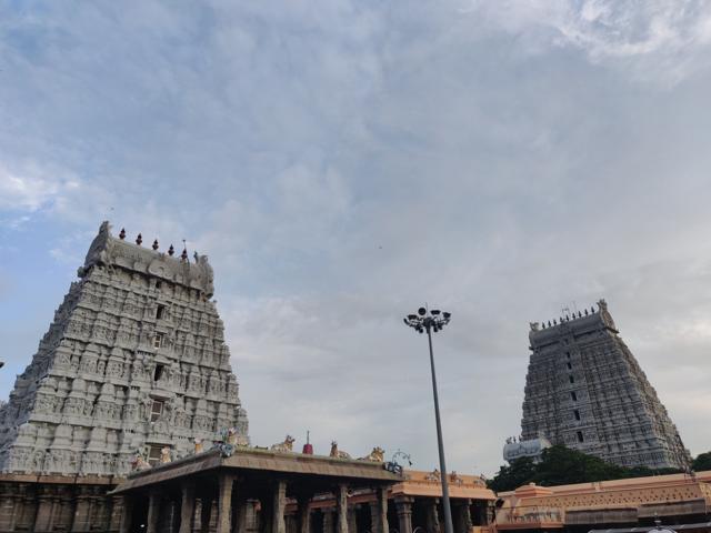 The Arunachaleshwarar temple towers in Thiruvannamali, Tamil Nadu. (Rajeswari Sundaresan/Shutterstock) The Arunachaleshwarar temple towers in Thiruvannamali, Tamil Nadu. (Rajeswari Sundaresan/Shutterstock)