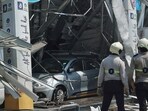 Mumbai, India - A scene from the incident site on May 14, a day after the tragedy ( Praful Gangurde / HT Photo )
					