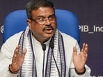 Union education minister Dharmendra Pradhan. Union education minister Dharmendra Pradhan.
