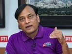 New Delhi: Chairman & MD, Axis My India Pradeep Gupta during an interview with PTI, in New Delhi, Wednesday, June 19, 2024.