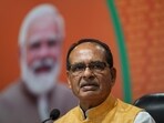 Former Madhya Pradesh chief minister and BJP leader Shivraj Singh Chouhan at the BJP headquarters in New Delhi.