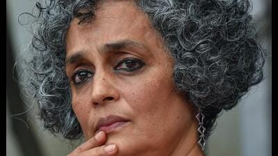 **EDS: FILE PHOTO** New Delhi: In this Thursday, Aug 30, 2018 file photo, writer and activist Arundhati Roy at a press conference, in New Delhi. Delhi Lt. Governor V.K. Saxena has accorded sanction to prosecute Roy under the Unlawful Activities (Prevention) Act for allegedly making provocative speeches at an event in 2010, Raj Niwas officials said on Friday, June 14, 2024. (PTI Photo/Kamal Kishore)(PTI06_14_2024_000327B) (PTI) **EDS: FILE PHOTO** New Delhi: In this Thursday, Aug 30, 2018 file photo, writer and activist Arundhati Roy at a press conference, in New Delhi. Delhi Lt. Governor V.K. Saxena has accorded sanction to prosecute Roy under the Unlawful Activities (Prevention) Act for allegedly making provocative speeches at an event in 2010, Raj Niwas officials said on Friday, June 14, 2024. (PTI Photo/Kamal Kishore)(PTI06_14_2024_000327B) (PTI)