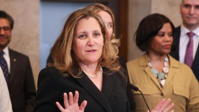 Canada's Deputy Prime Minister and Minister of Finance Chrystia Freeland speaks at a press conference about changes to capital gains tax legislation, on Parliament Hill in Ottawa, Ontario, Canada, June 10, 2024. REUTERS/Patrick Doyle (REUTERS) Canada's Deputy Prime Minister and Minister of Finance Chrystia Freeland speaks at a press conference about changes to capital gains tax legislation, on Parliament Hill in Ottawa, Ontario, Canada, June 10, 2024. REUTERS/Patrick Doyle (REUTERS)