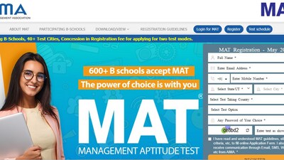 AIMA has released the MAT 2024 August schedule dates. (Image source: mat.aima.in) AIMA has released the MAT 2024 August schedule dates. (Image source: mat.aima.in)