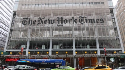 The New York Times Headquarters (Getty Images) The New York Times Headquarters (Getty Images)