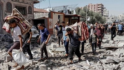 Gaza: 22 killed, 45 wounded in Israeli strike, says Red Cross(Photo by Bashar TALEB / AFP) (AFP) Gaza: 22 killed, 45 wounded in Israeli strike, says Red Cross(Photo by Bashar TALEB / AFP) (AFP)