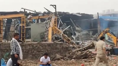 A scene at the blast site (ANI) A scene at the blast site (ANI)