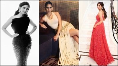 Isha Ambani's latest pictures from Anant Ambani and Radhika Merchant's pre-wedding bash in Italy are all about glam. She wore exquisite custom-made gowns, including an off-shoulder black bodycon gown, a tank top paired with a fringe-adorned skirt, and a dreamy red gown from her own wedding. With stunning makeup and luxurious jewellery, she proves her fashion savvy. (Instagram/@ambani_update) Isha Ambani's latest pictures from Anant Ambani and Radhika Merchant's pre-wedding bash in Italy are all about glam. She wore exquisite custom-made gowns, including an off-shoulder black bodycon gown, a tank top paired with a fringe-adorned skirt, and a dreamy red gown from her own wedding. With stunning makeup and luxurious jewellery, she proves her fashion savvy. (Instagram/@ambani_update)