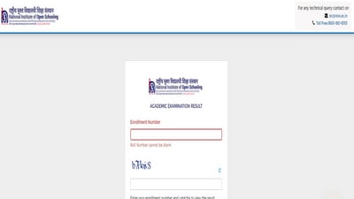 NIOS Class 12 Result 2024 declared, direct link to check marks here NIOS Class 12 Result 2024 declared, direct link to check marks here