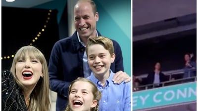 Prince William thanked Taylor Swift for a "great concert" as he shared the pop star's selfie with him and his kids, George and Charlotte, on Instagram. (Insta/X) Prince William thanked Taylor Swift for a "great concert" as he shared the pop star's selfie with him and his kids, George and Charlotte, on Instagram. (Insta/X)