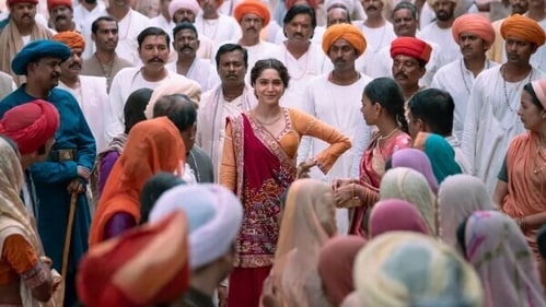 Maharaj Review: Sharvari in a still from the Netflix film. Maharaj Review: Sharvari in a still from the Netflix film.