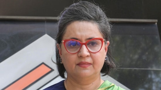 Trinamool Congress MP Sagarika Ghose. ( Vipin Kumar/ Hindustan Times)