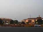 Security personnel in front of Parliament House on June 3, 2024. Security personnel in front of Parliament House on June 3, 2024.