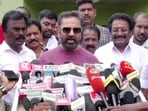 Makkal Needhi Maiam (MNM) chief Kamal Haasan.