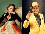 Actors Kangana Ranaut and Annu Kapoor. Actors Kangana Ranaut and Annu Kapoor.