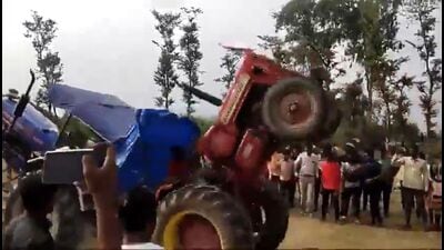 A video grab of the accident. (Sourced)