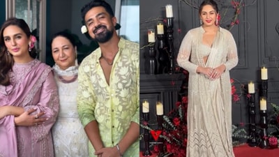 Sonakshi’s BFF Huma Qureshi looked happy to be there - both at Sonakshi’s civil ceremony and her wedding reception. 