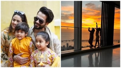 Actor Shahid Kapoor recently took to Instagram to share a touching moment from his personal life, capturing a heartwarming photograph of his children, Misha and Zain. Actor Shahid Kapoor recently took to Instagram to share a touching moment from his personal life, capturing a heartwarming photograph of his children, Misha and Zain.