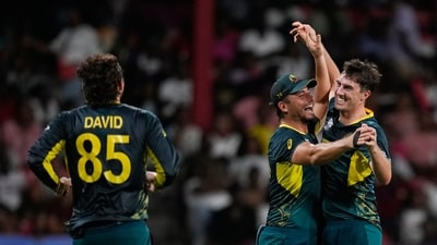 For Australia, Pat Cummins took three wickets. (PTI)