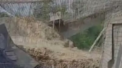 The 16-metre-long bridge was being built over a canal by Bihar's Rural Works Department (RWD). The 16-metre-long bridge was being built over a canal by Bihar's Rural Works Department (RWD).
