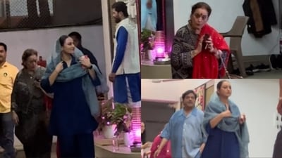 Sonakshi Sinha, Shatrughan Sinha and Poonam Sinha held a pooja at home.