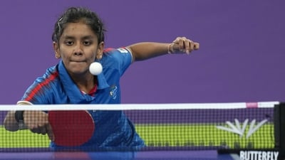 Sreeja Akula prevailed against Ding Yijie of China 4-1 (AP)