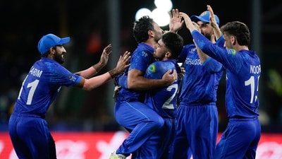 Unreal scenes as Afghanistan beat Australia at the T20 World Cup (AP) Unreal scenes as Afghanistan beat Australia at the T20 World Cup (AP)
