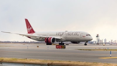 A Virgin Atlantic's Boeing 787 flight was forced to reroute after its windscreen cracked mid-flight (REUTERS)