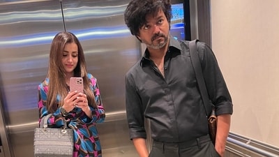 Trisha shared a mirror selfie wishing Vijay on his birthday.