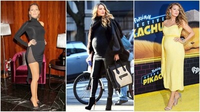 During her pregnancy, style icon Blake Lively confidently made her baby bump her main accessory. The popular star embraced wearing heels with all her stylish maternity looks, whether it was a mini black dress or an ethereal yellow midi. She effortlessly styled each outfit with complementary pairs of heels, proving that pregnancy fashion can be both chic and enjoyable. (Pinterest) During her pregnancy, style icon Blake Lively confidently made her baby bump her main accessory. The popular star embraced wearing heels with all her stylish maternity looks, whether it was a mini black dress or an ethereal yellow midi. She effortlessly styled each outfit with complementary pairs of heels, proving that pregnancy fashion can be both chic and enjoyable. (Pinterest)