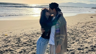 Back in June 2023, Jasmine posted a photo of her and Sidhartha Mallya kissing on a beach in Los Angles. Her caption read, "May (orange heart emojis)." Back in June 2023, Jasmine posted a photo of her and Sidhartha Mallya kissing on a beach in Los Angles. Her caption read, "May (orange heart emojis)."