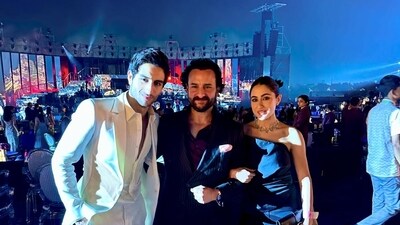 Sara Ali Khan joked that there were 'diamonds everywhere' at the Ambani event. Sara Ali Khan joked that there were 'diamonds everywhere' at the Ambani event.