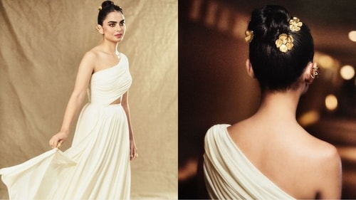 Isha Ambani stuns in an elegant Giambattista Valli gown. (Instagram/@anaitashroffadajania)