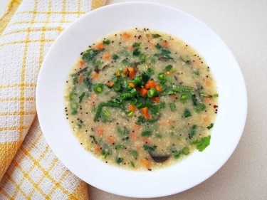 Jowar and Vegetable Porridge is a wholesome, nutrient-dense meal combining the goodness of sorghum and fresh vegetables. (Pinterest)