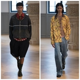 Models walk the runway from Kartik Research’s Paris Fashion Week Menswear Spring/Summer 2025 showcase (Photos: Instagram) Models walk the runway from Kartik Research’s Paris Fashion Week Menswear Spring/Summer 2025 showcase (Photos: Instagram)