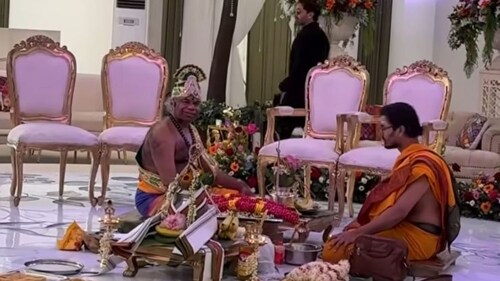 Inside Sidhartha Mallya's Indian wedding. Inside Sidhartha Mallya's Indian wedding.