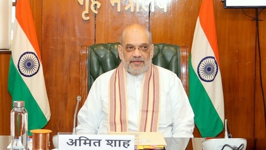 Union Home Minister Amit Shah chairs a high-level meeting to review flood preparedness in the country (PTI)