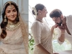 Celebrity brides who opted for pastel hues on their wedding day Celebrity brides who opted for pastel hues on their wedding day