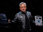 Nvidia CEO Jensen Huang present NVIDIA Blackwell platform at an event ahead of the COMPUTEX forum, in Taipei, Taiwan.