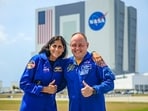 Astronauts Sunita Williams and Butch Wilmore were photographed ahead of the inaugural crewed test flight of Boeing's Starliner spacecraft to the International Space Station from the Cape Canaveral Space Force Station. Astronauts Sunita Williams and Butch Wilmore were photographed ahead of the inaugural crewed test flight of Boeing's Starliner spacecraft to the International Space Station from the Cape Canaveral Space Force Station.