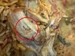Hyderabad: Maggot was found in chicken biryani ordered via Swiggy. 